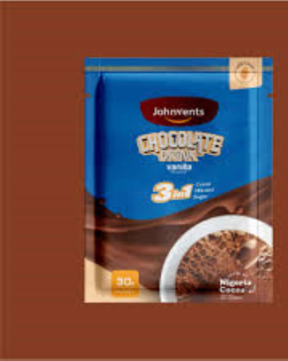 JOHNVENTS CHOCOLATE DRINK 3IN1 SATCHET 30G