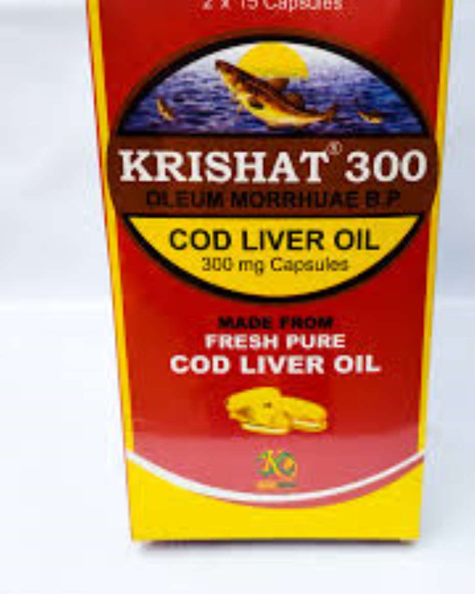 KRISHAT CODLIVER OIL 300MG 2x15