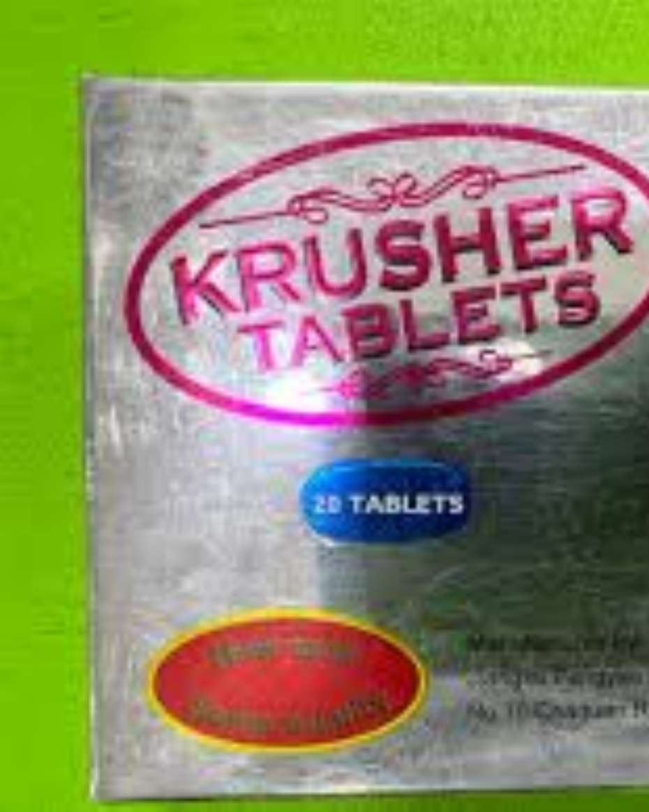 KRUSHER TAB 2X10 CHLORZOXASONE / DICLOFENAC / PARACETAMOL