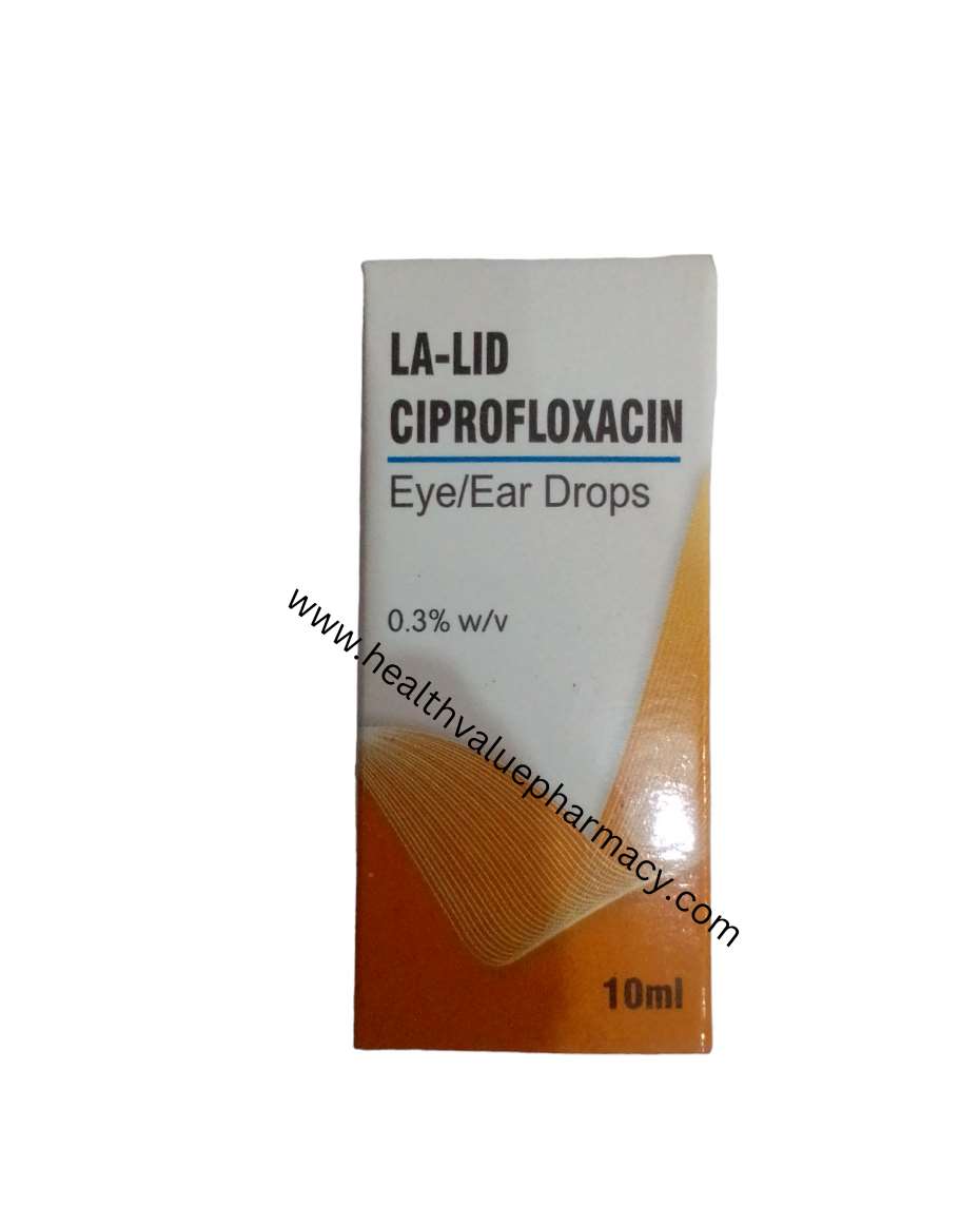 LA-LID CIPROFLOXACIN EYE/EAR DROP