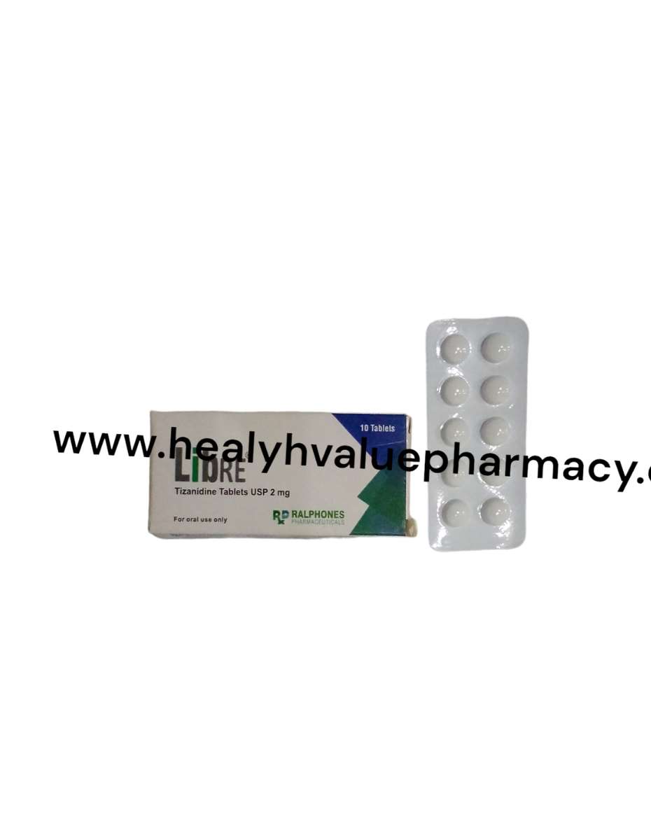 LIBRE TIZANIDINE TAB 2MG