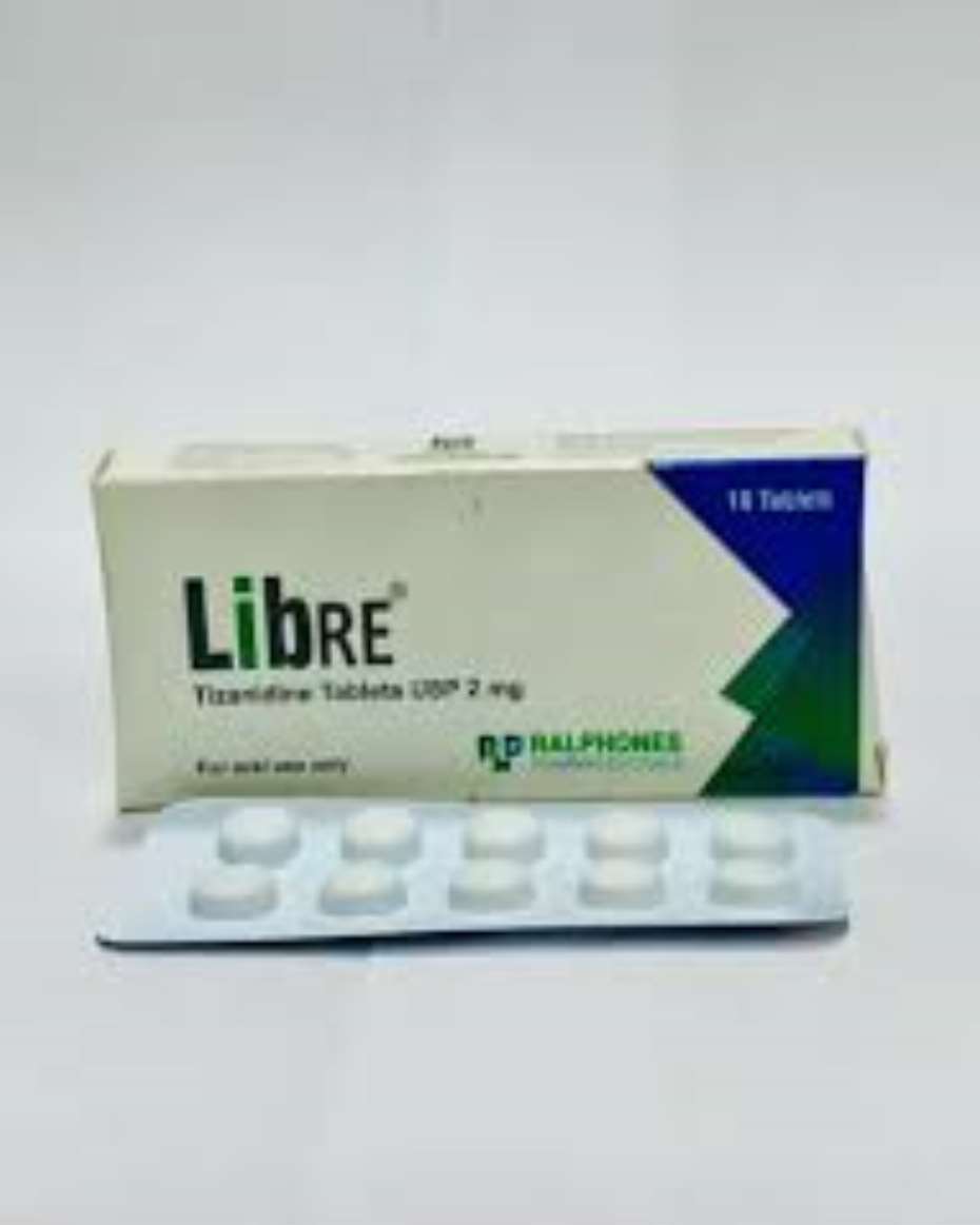 LIBRE TIZANIDINE TAB 2MG