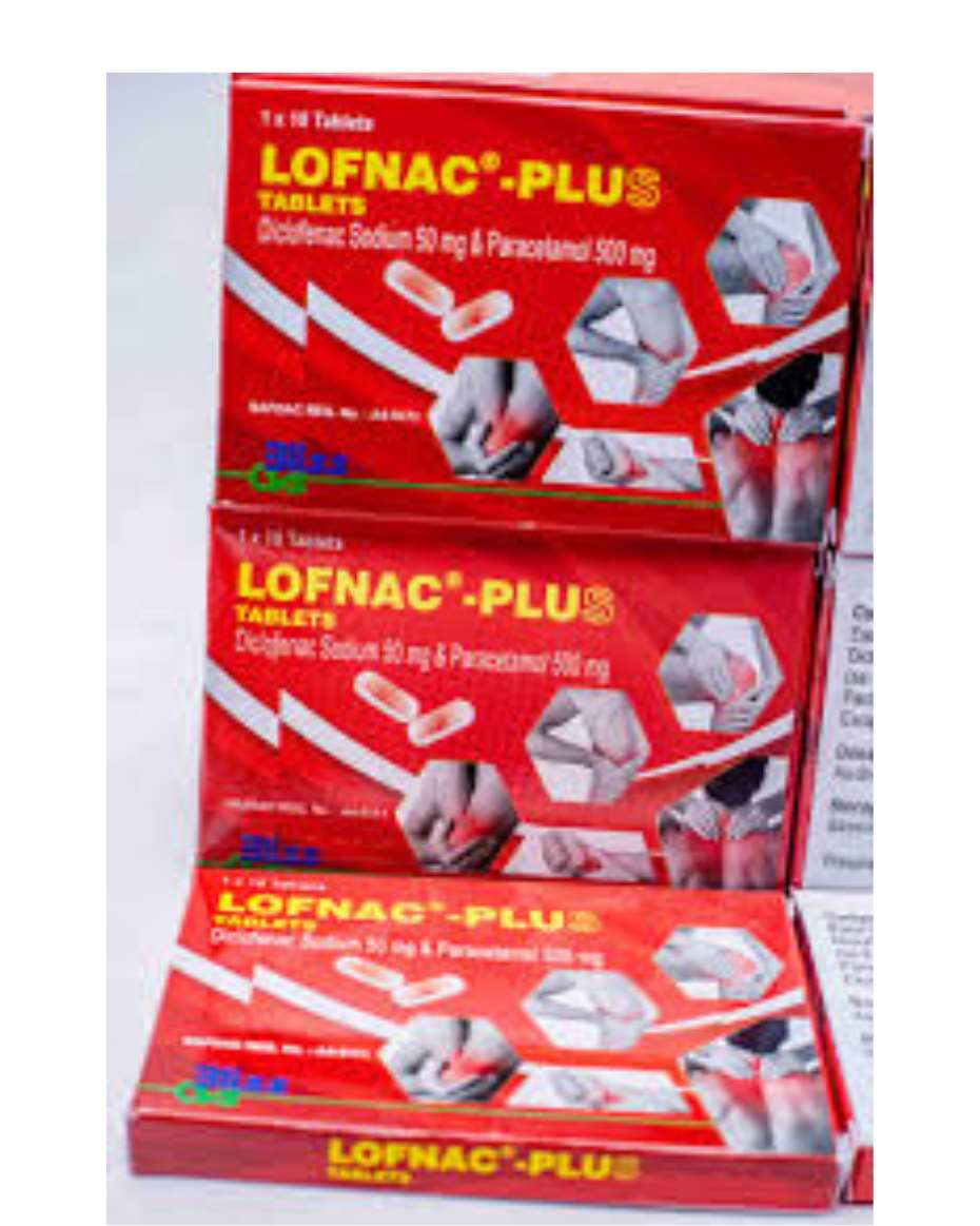 LOFNAC PLUS DICOFENAC / PARACETAMOL TAB