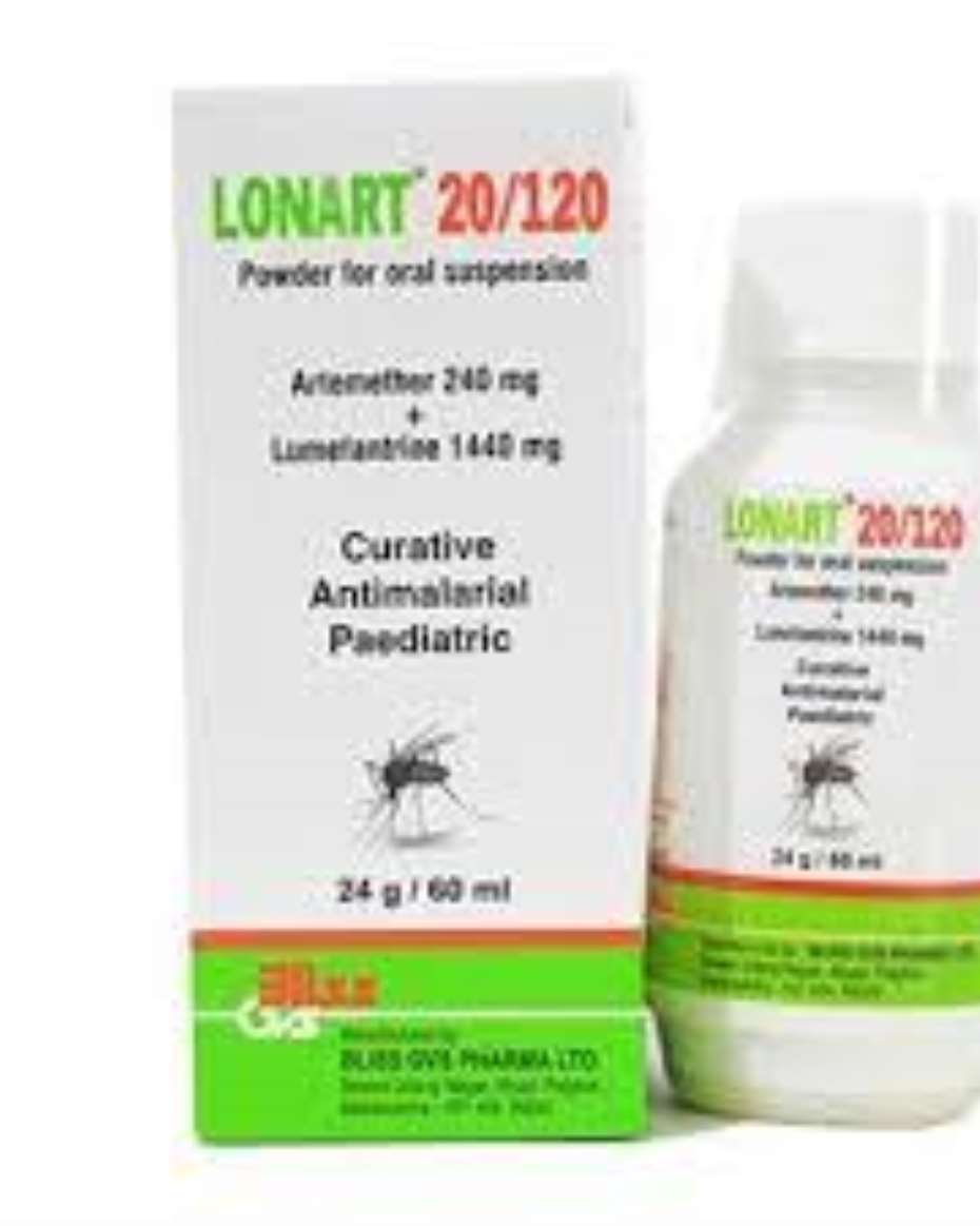 LONART SUSPENSION 60ML ARTEMETHER/ LUMEFANTRINE