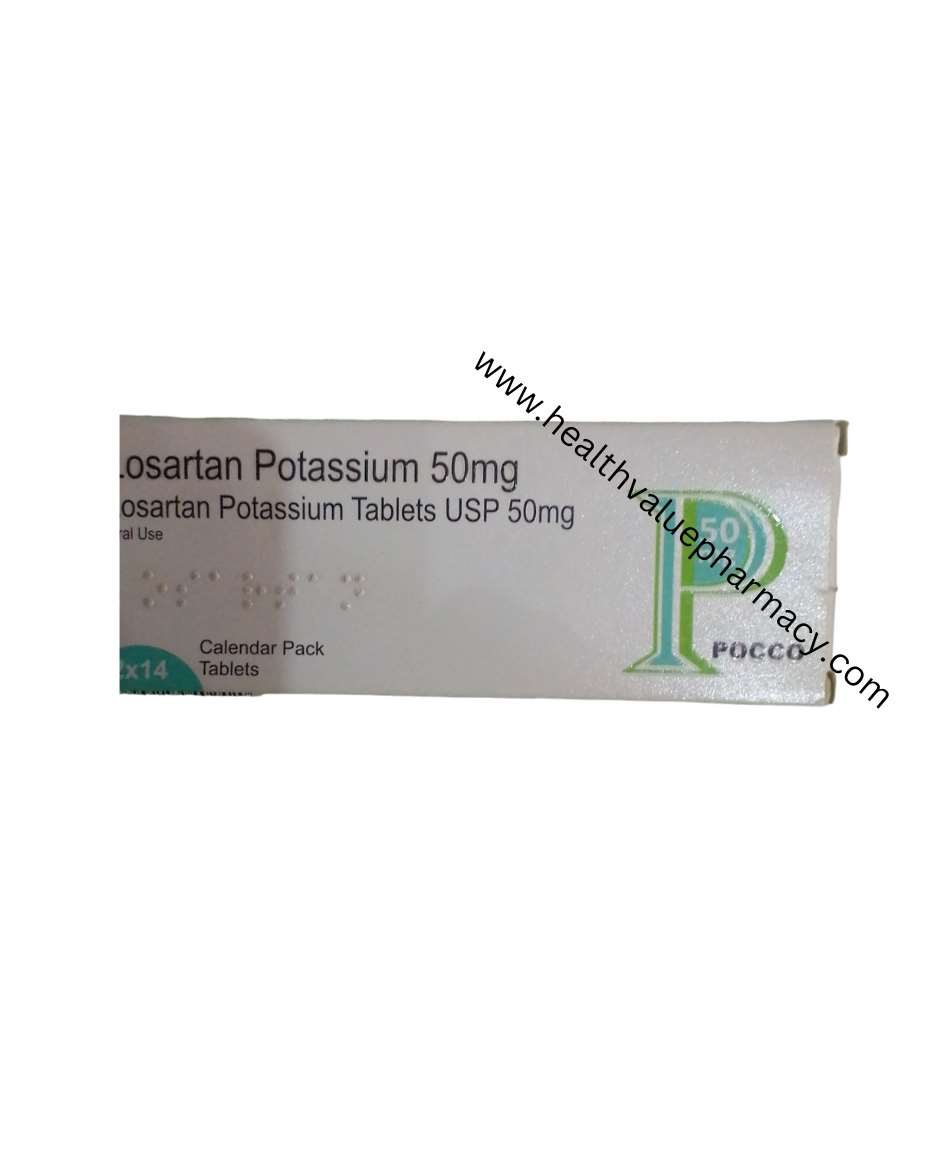 LOSARTAN POTASSIUM 50MG POCCO 2X14