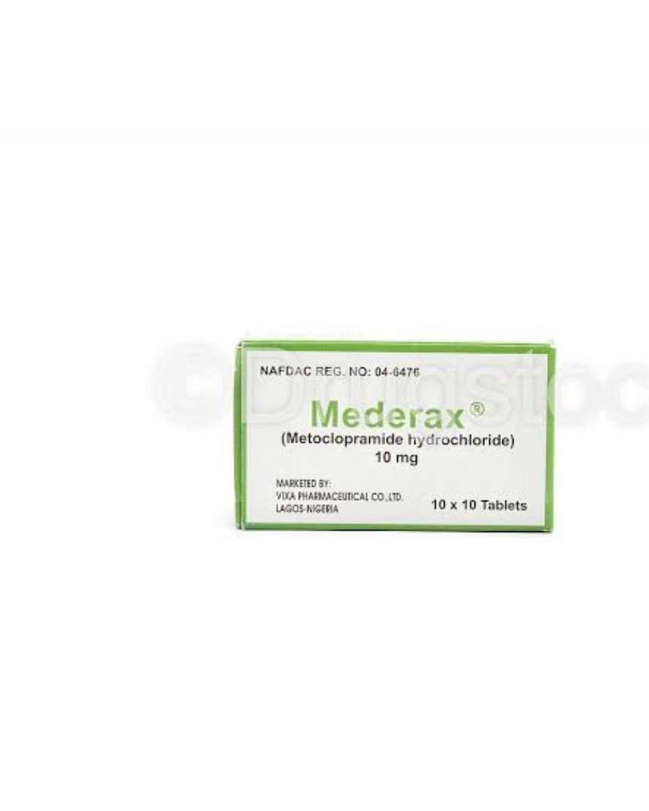 MEDERAX METOCLOPRAMIDE 10MG TAB 10X10