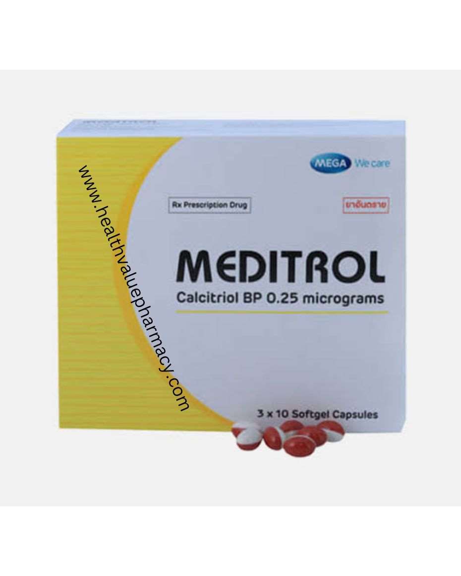 MEDITROL 3X10 CALCITROL 0,25MG CAP