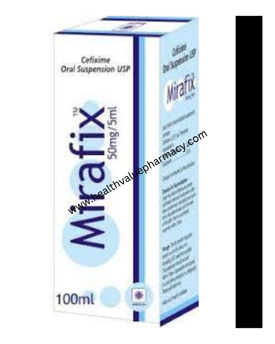 MIRAFIX SYRUP CEFIXIME 100ML