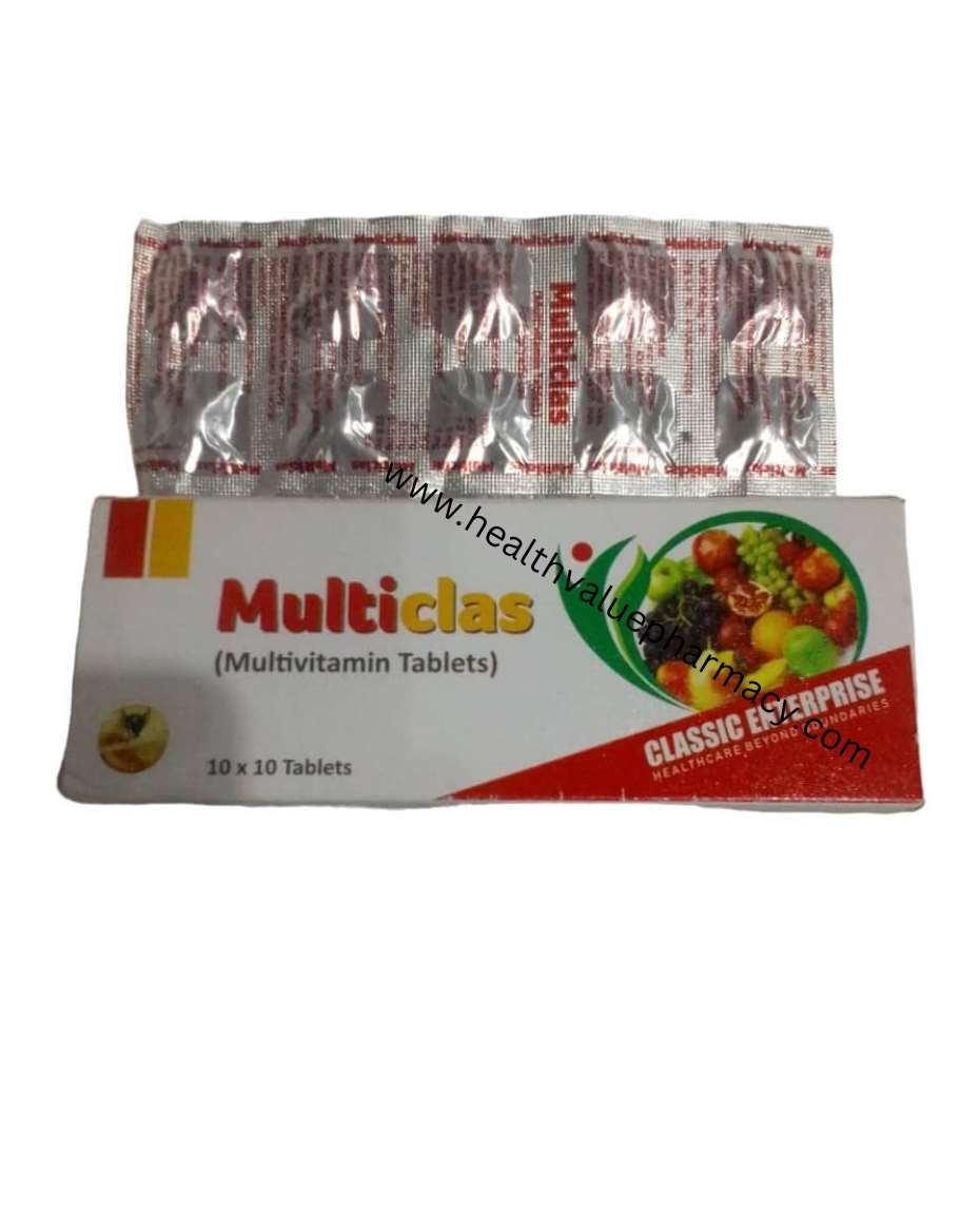 MULTICLAS MULTIVITAMIN TAB 10X10