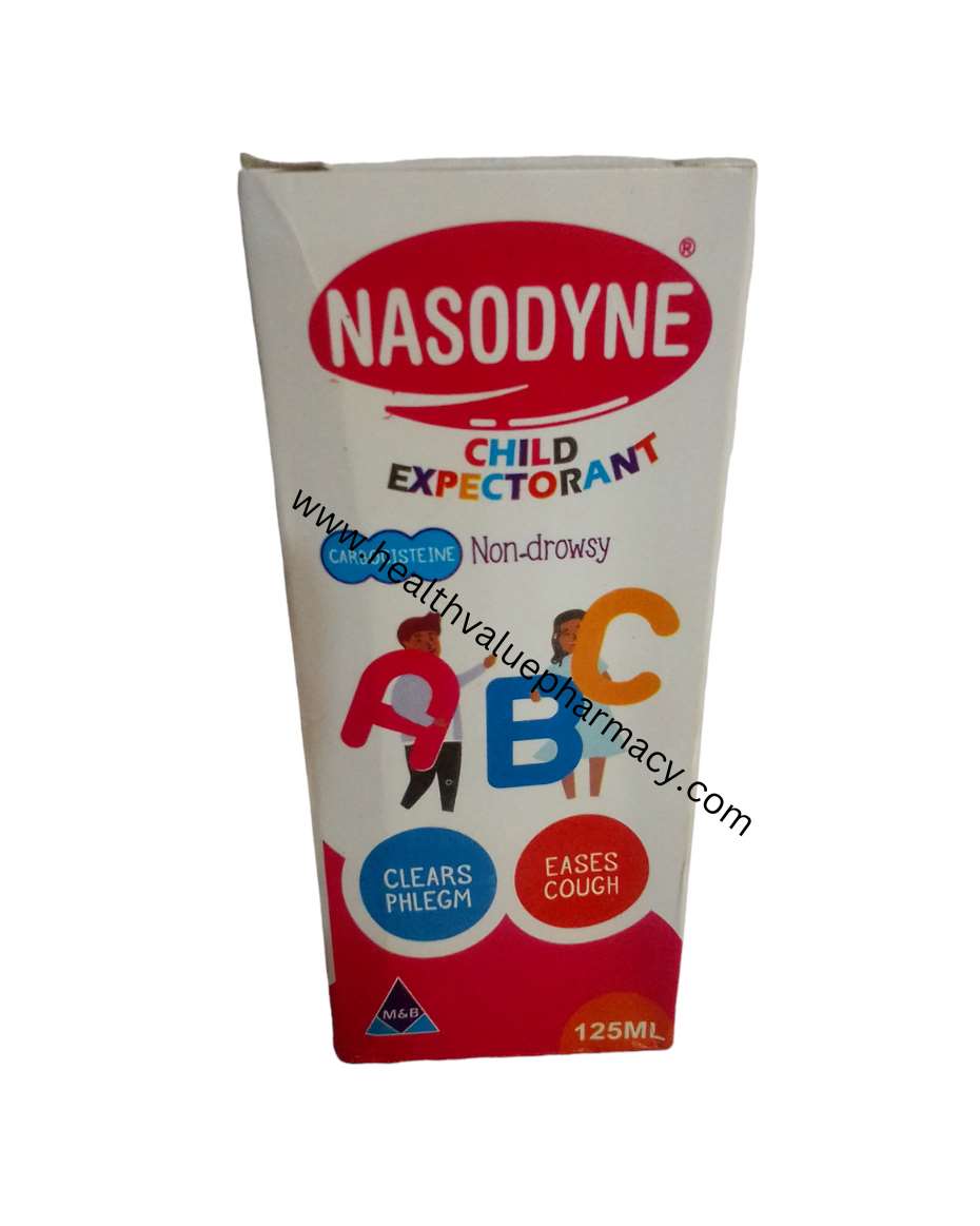 NASODYNE CARBOCISTENE COUGH SYR FOR CHILDREN