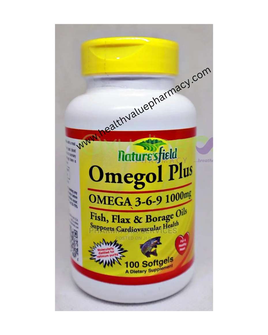 NAT FIELD OMEGOL PLUS OMEGA 3-6-9 1000MG