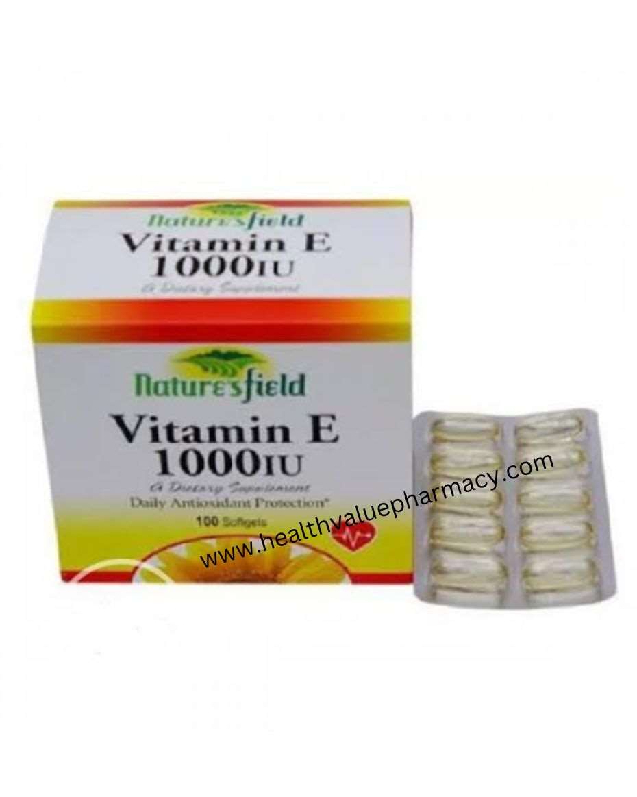 NAT FIELD VITAMIN E 1000IU 10X10 SACHET