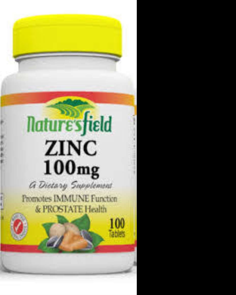NAT FIELD ZINC 100MG X100