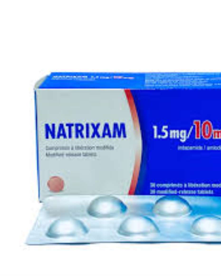 NATRIXAM 1.5MG/10MG 6X5 AMLODIPINE / INDAPAMIDE