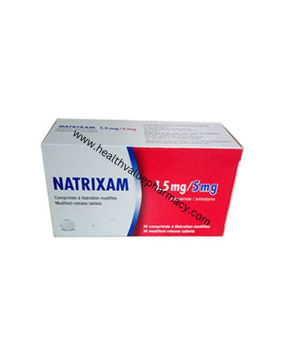 NATRIXAM 1.5MG/5MG 6X5 AMLODIPINE / INDAPAMIDE