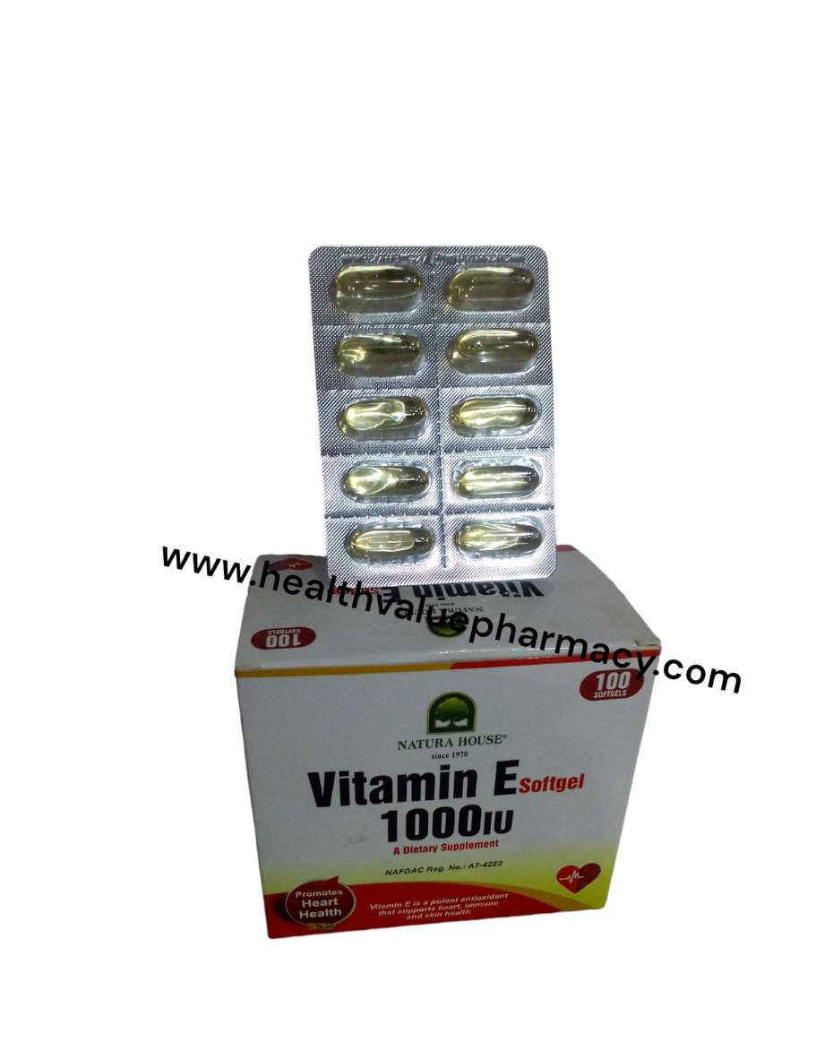 NATURA HOUSE VITAMIN E 10001U 10X10 SATCHET