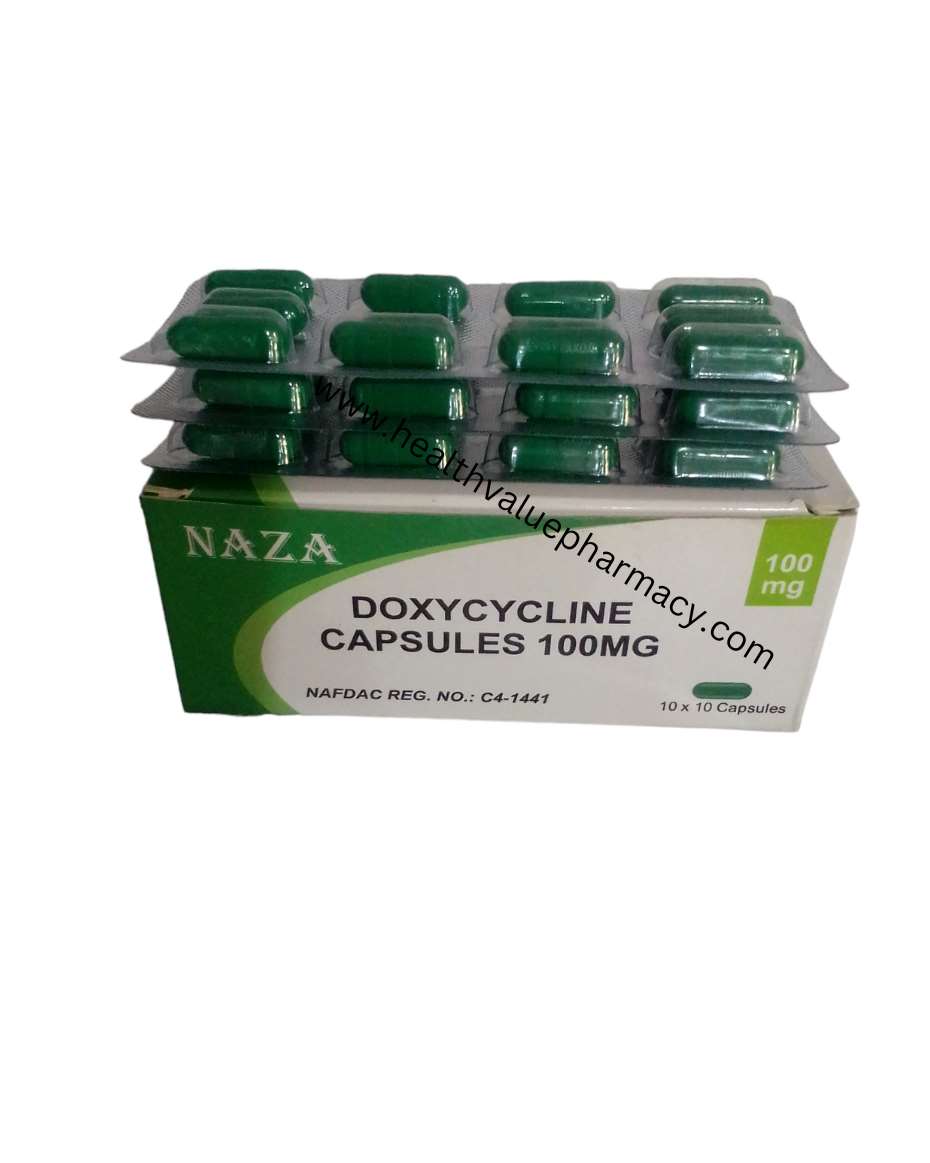 NAZA DOXYCYCLINE CAP 100MG