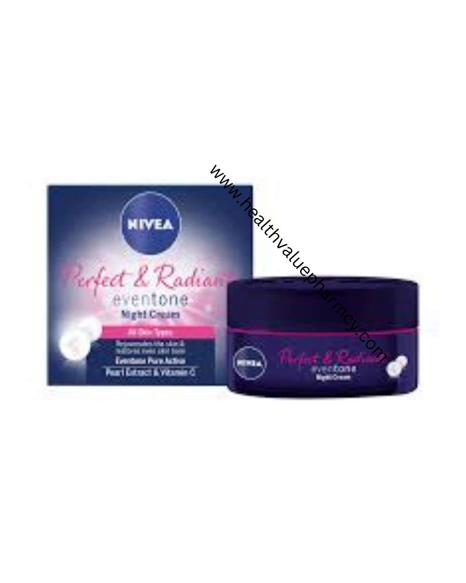 NIVEA PERFECT AND RADIANT NIGHT CREAM 50ML