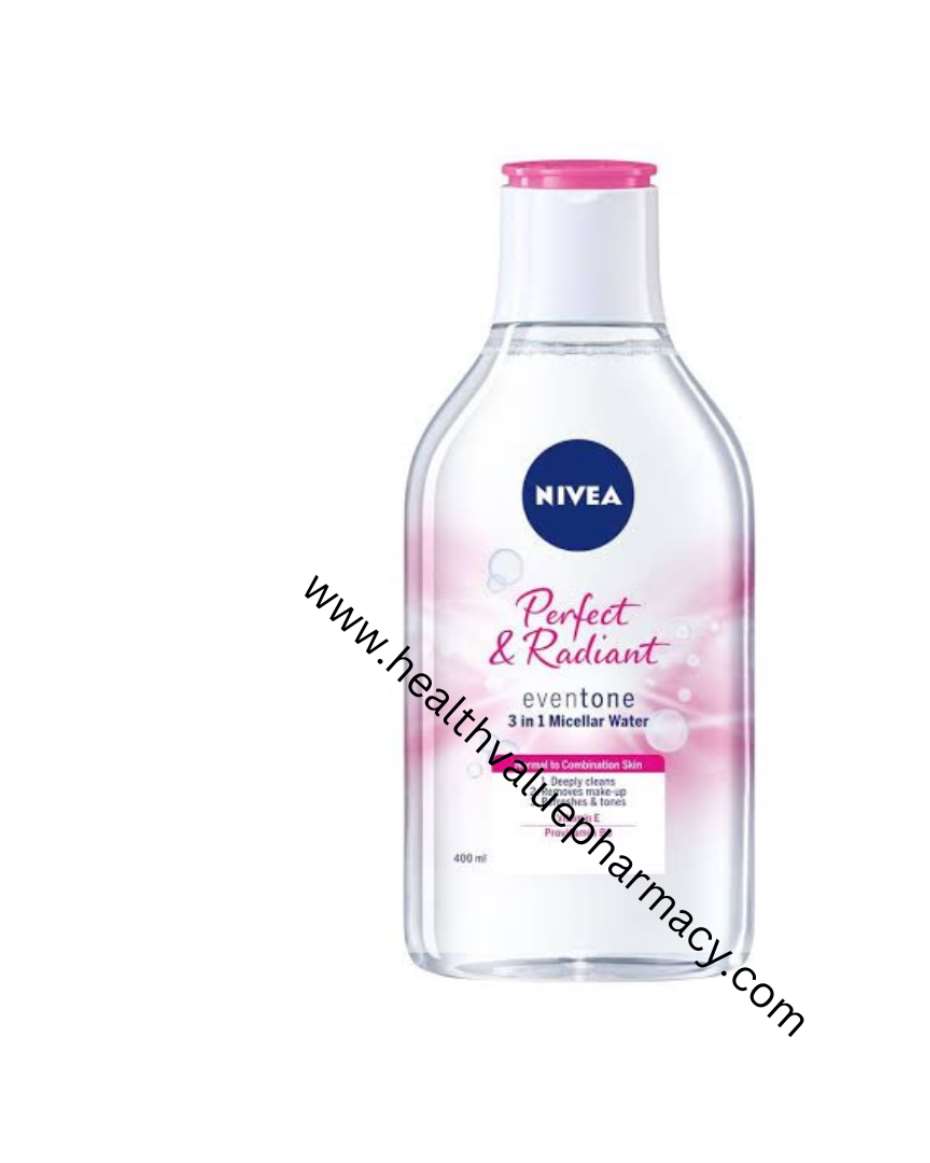 NIVEA PERFECT & RADIANT 3 IN 1 MICELLAR WATER 400ML