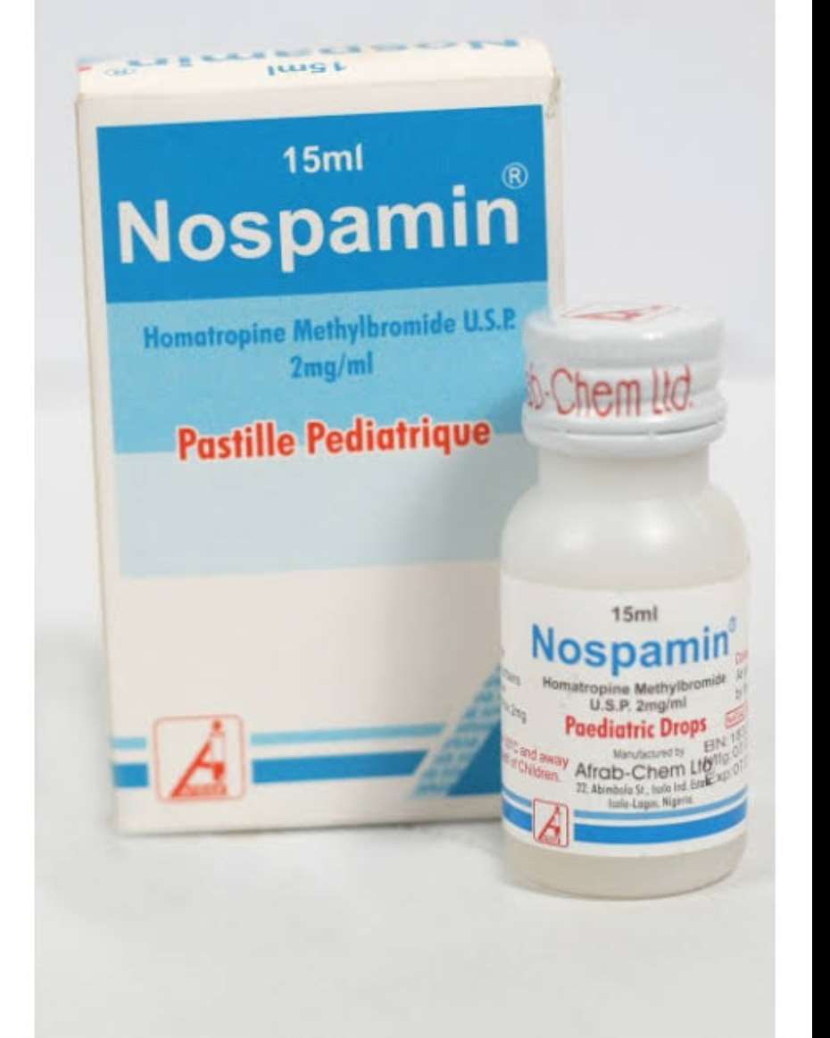 NOSPAMIN SYRUP 60ML HOMATROPINE METHYLBROMIDE