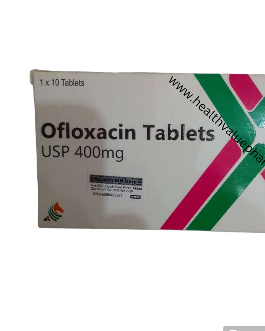 OFLOXACIN TAB 400MG STALLION