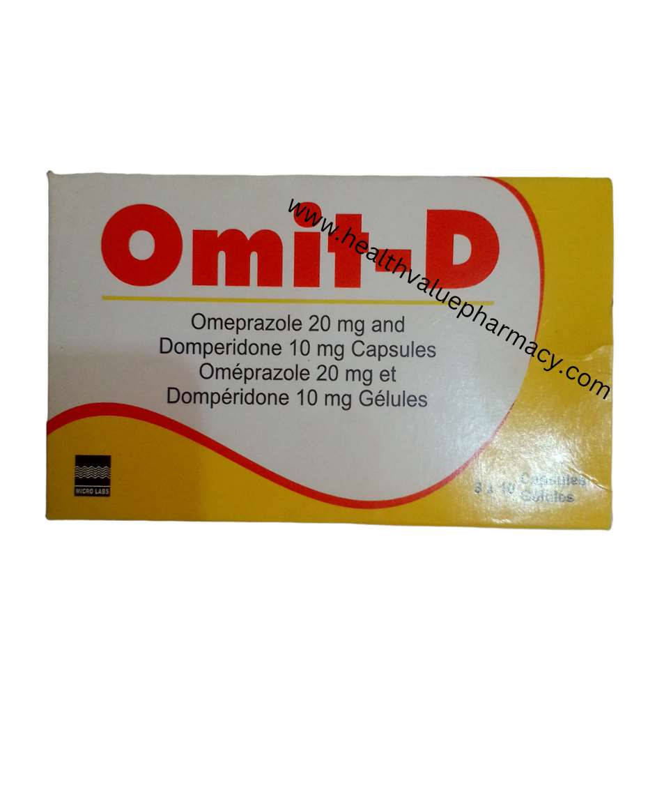 OMIT-D (OMEPRAZOLE + DOMPERIDONE)