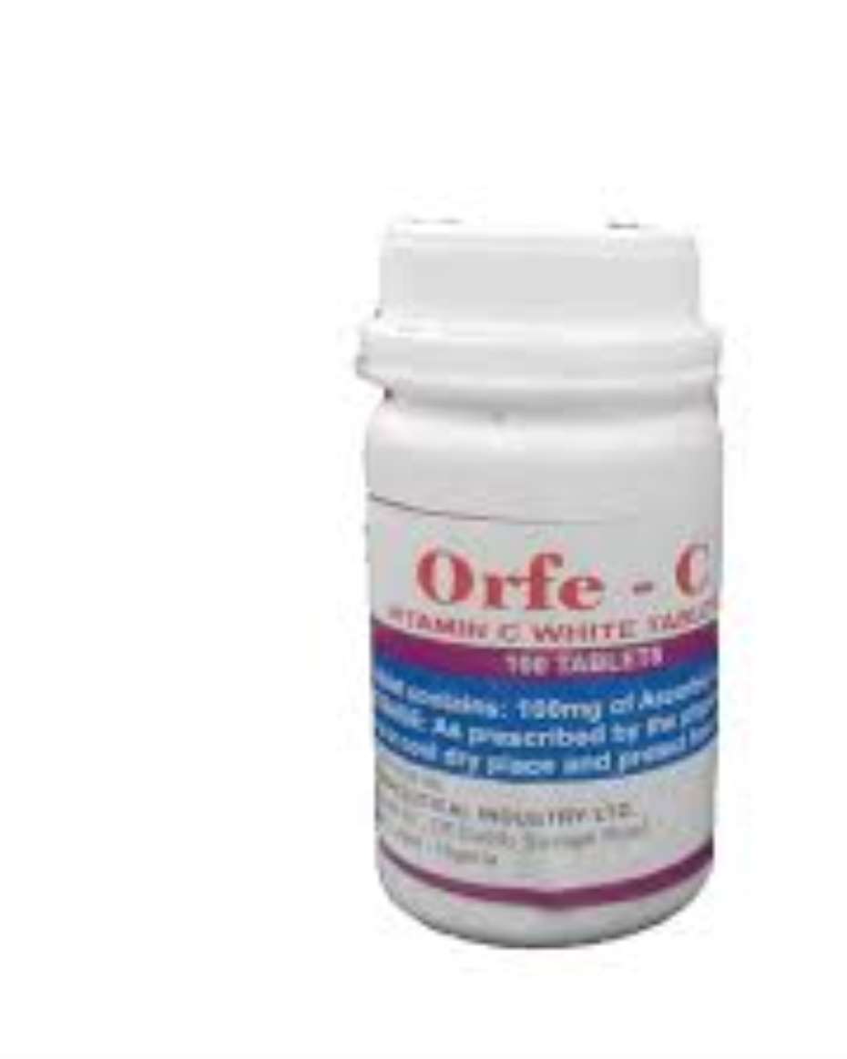 ORFE VITAMIN C TAB X100 WHITE