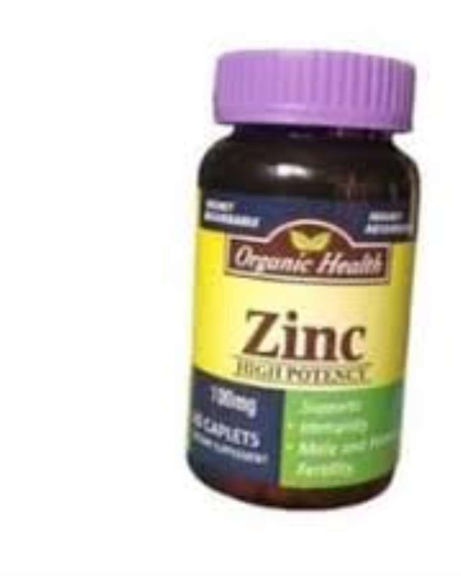 ORGANIC HEALTH ZINC 100MG