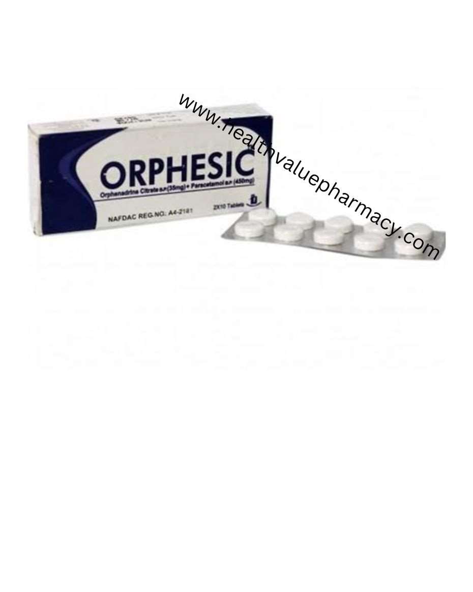 ORPHESIC TAB 2X10  ORPHENADRINE / PARACETAMOL