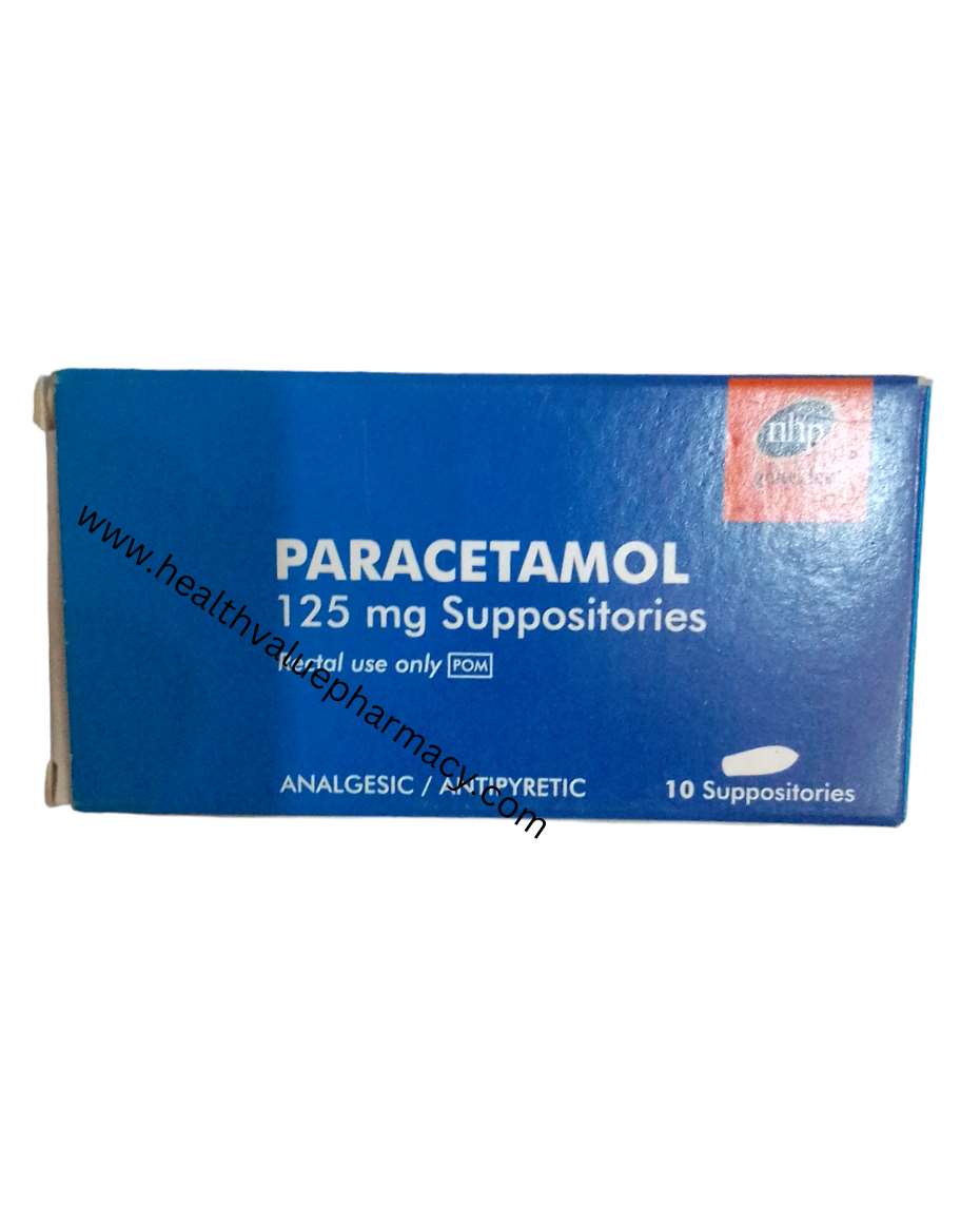 NPH PARACETAMOL 125MG SUPPOSITORIES