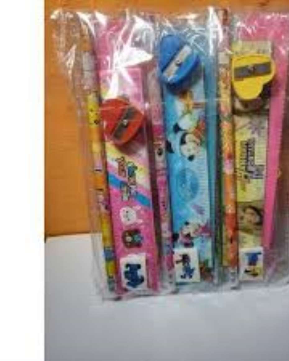 PENCIL ERASER RULER SHARPNER PACK