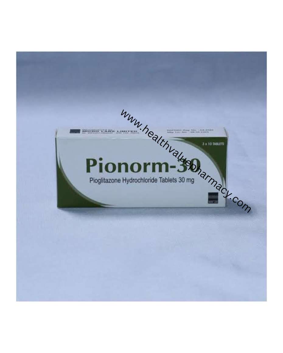 PIONORM 30MG PIOGLITAZONE 3X10