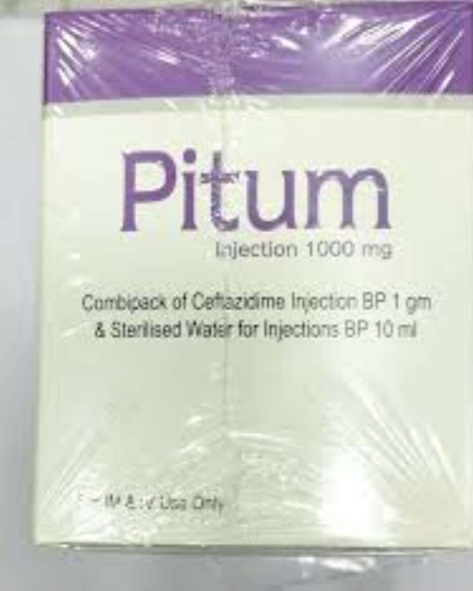 PITUM CEFTAZIDIME INJ 1000MG