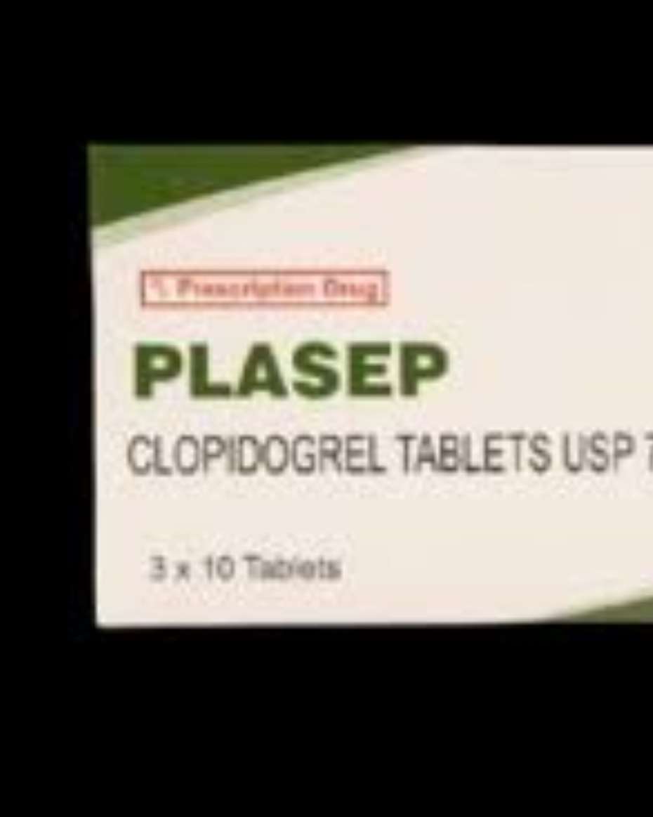 PLASEP 75MG 3X10 CLOPIDOGREL TAB