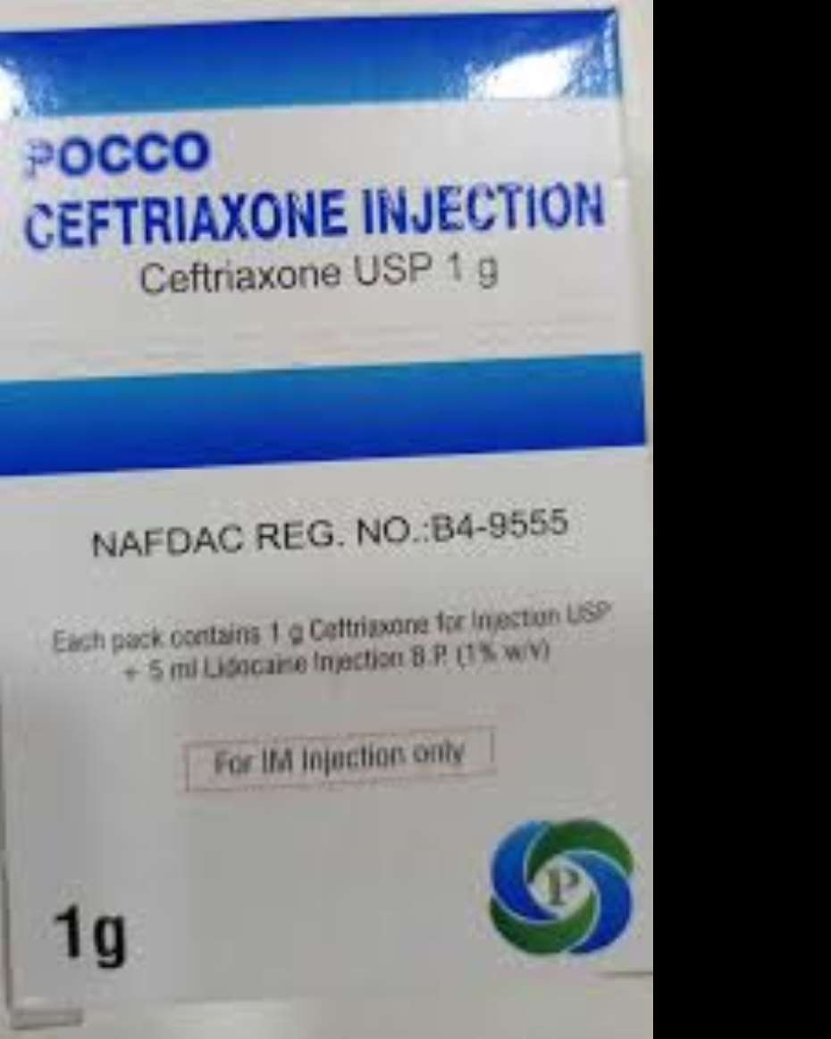 POCCO CETRIAXONE INJ 1G
