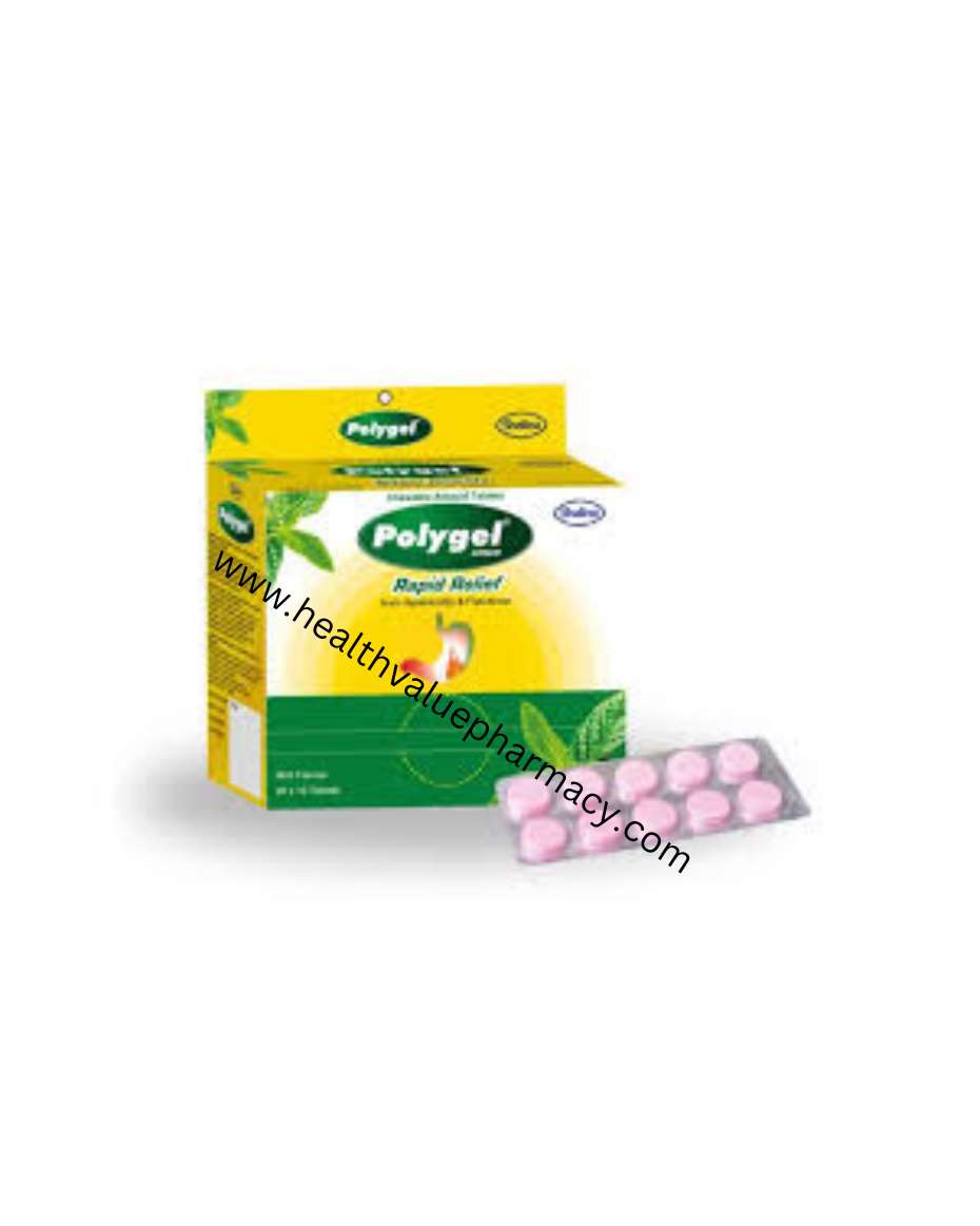 POLYGEL CHEWABLE ANTACID TAB