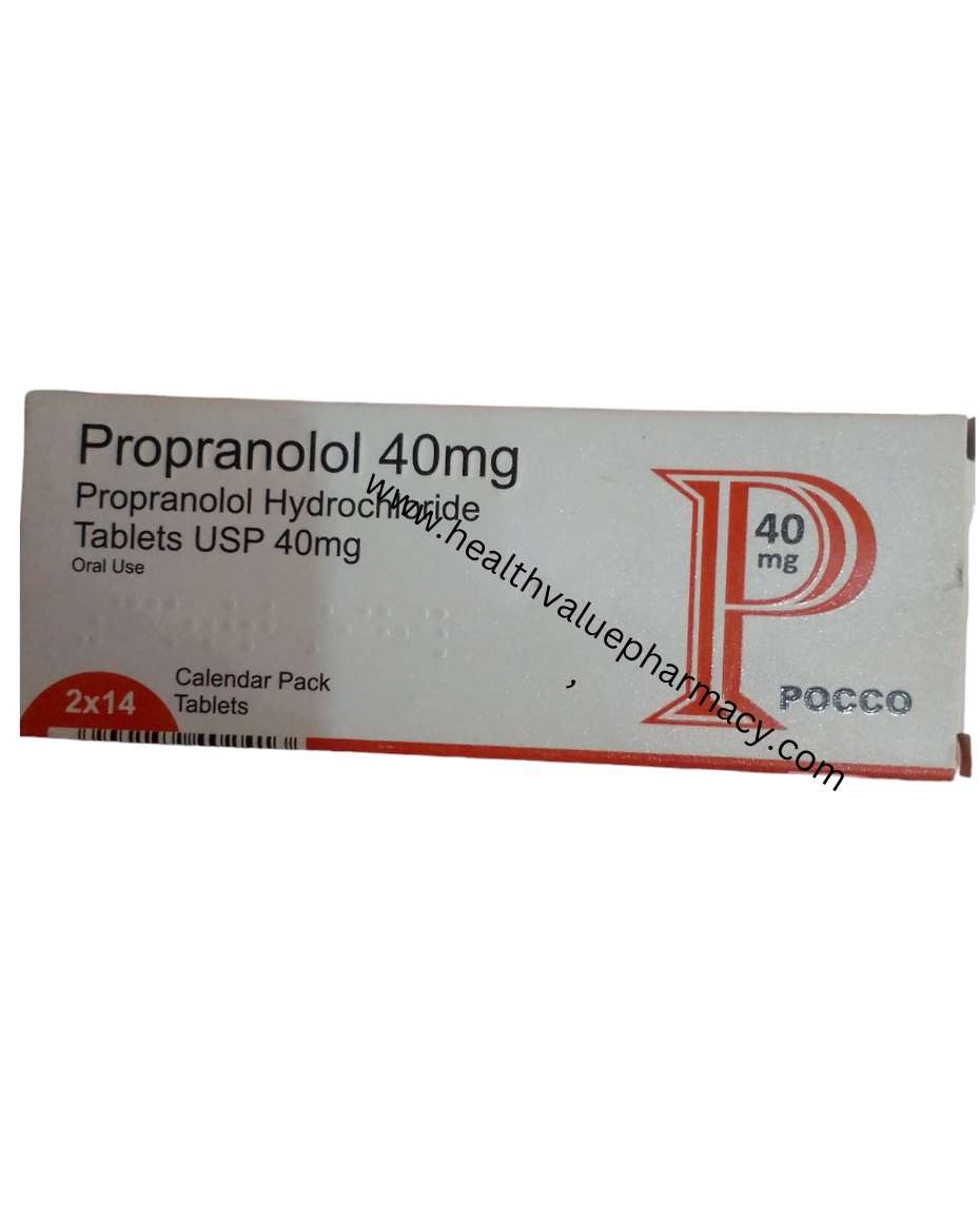 PROPRANOLOL 40MG 2X14 POCCO