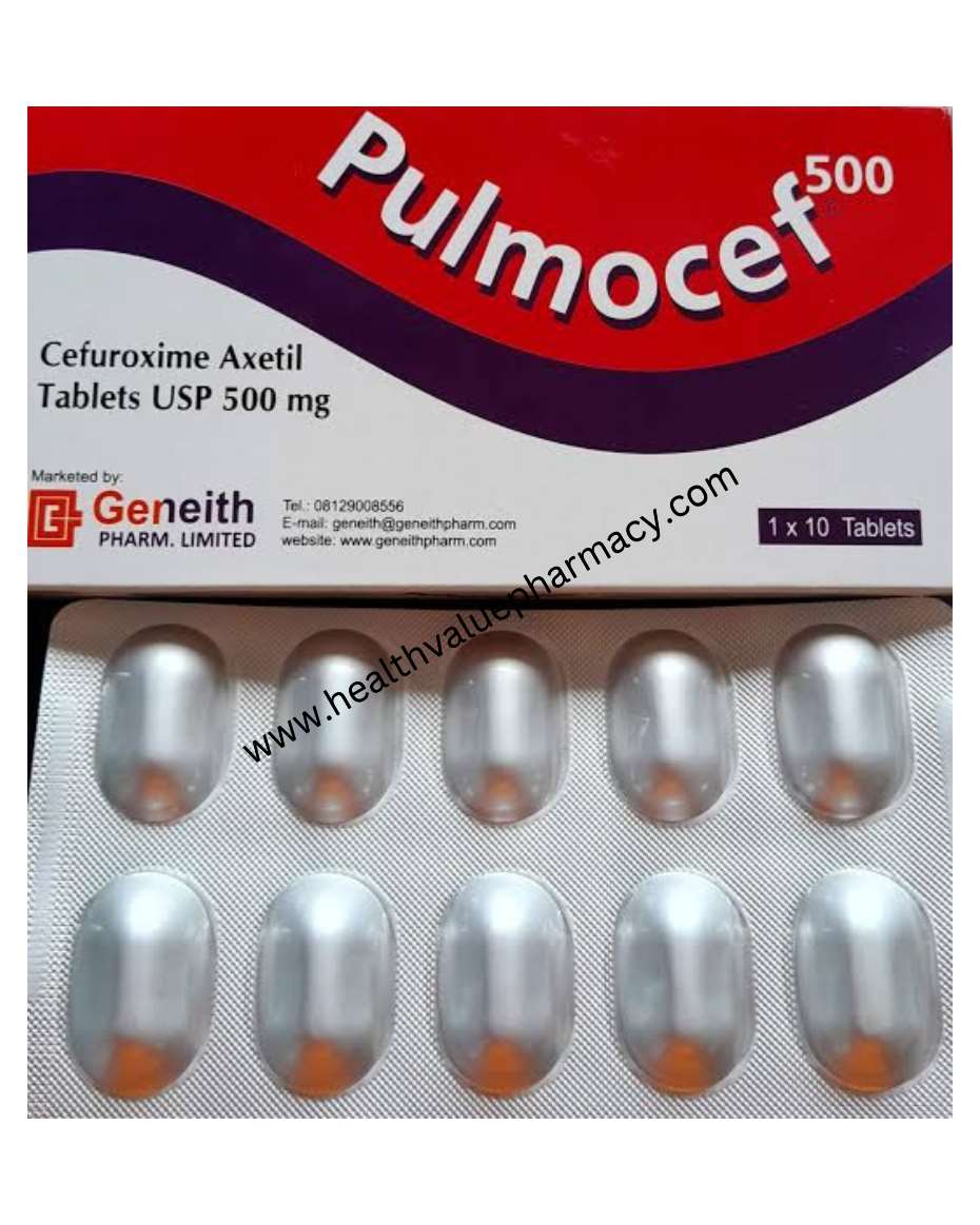 PULMOCEF CEFUROXIME TAB 500MG