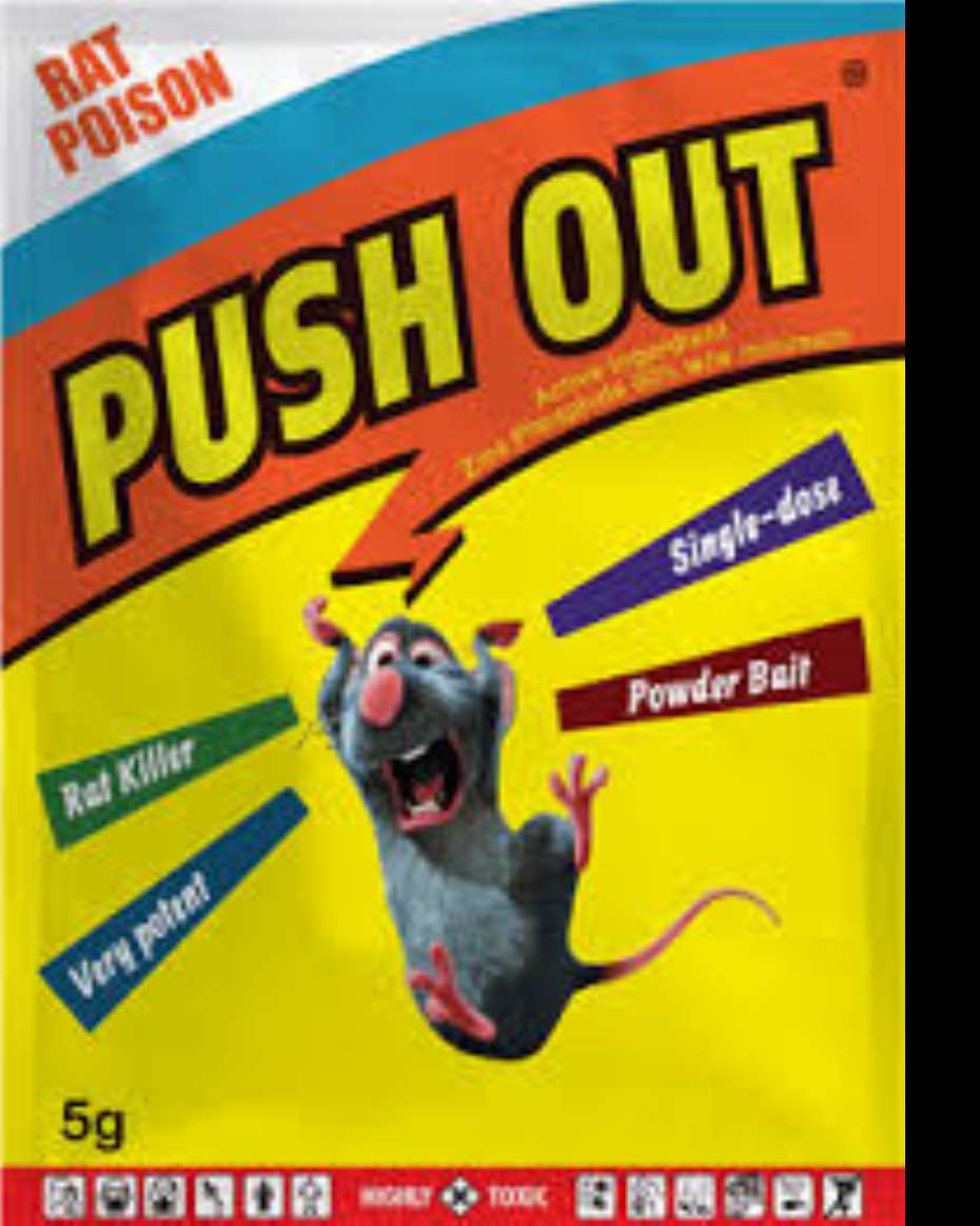 PUSH OUT RODENTICIDE 5G