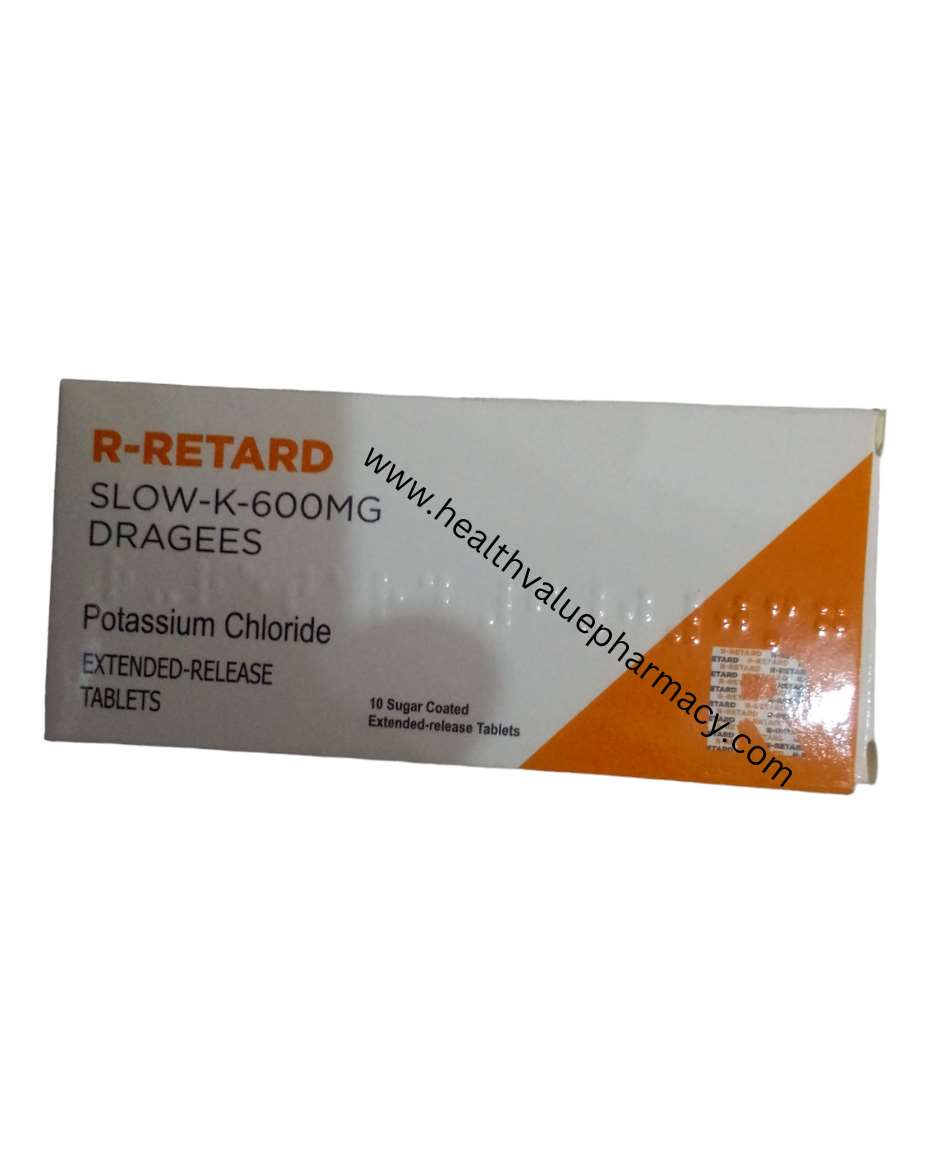 R-RETARD SLOW-K 600MG DRAGEES