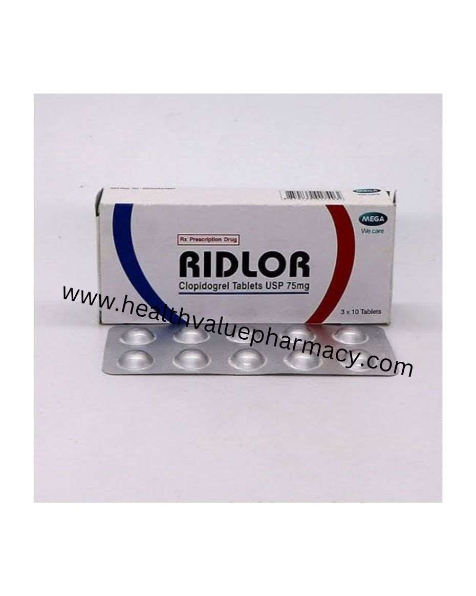 RIDLOR 75MG CLOPIDOGREL  3X10 TAB