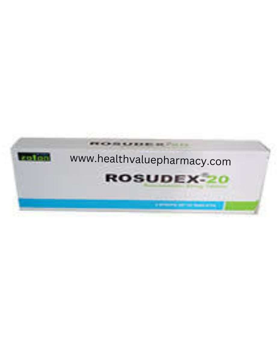 ROSUDEX 20MGTAB ROSUVASTATINE 3X10