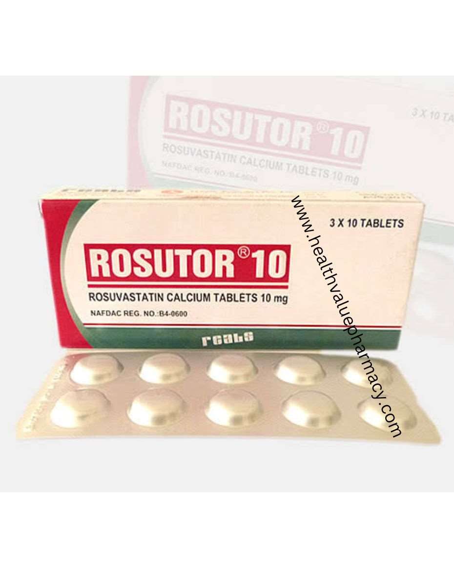 ROSUTOR 10MG ROSUVASTATIN 3X10