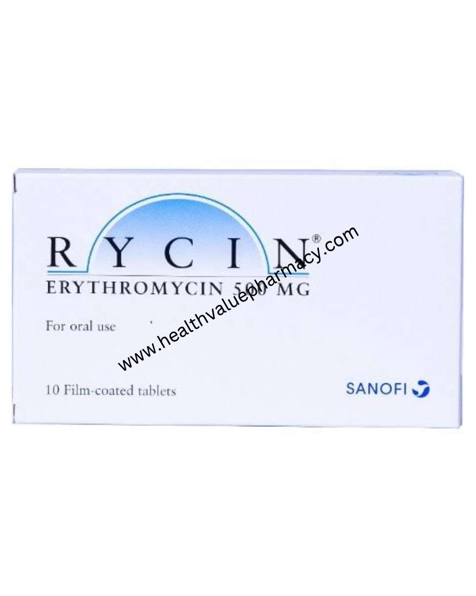 RYCIN TAB ERYTHROMYCIN 1X10