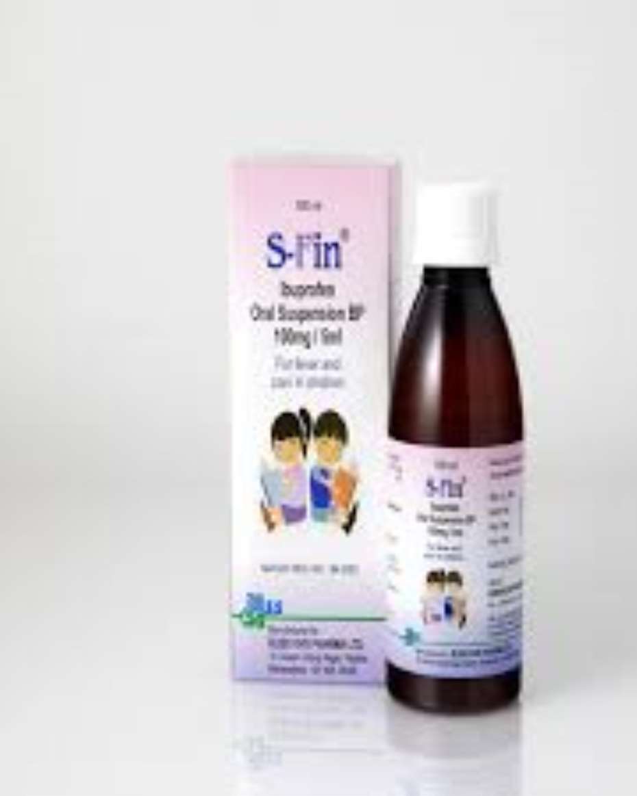 S-FIN IBUPROFEN SUSPENSION 100ML