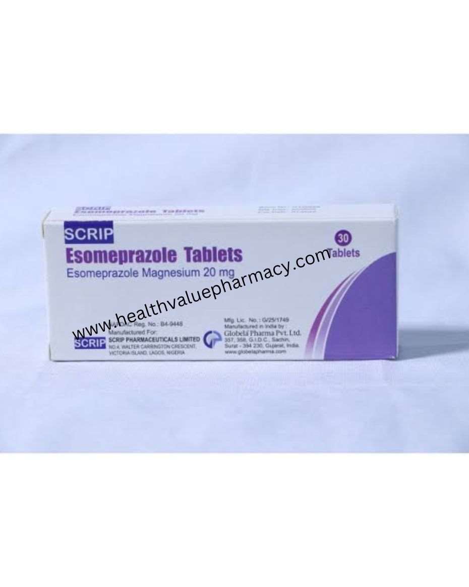 SCRIP ESOMEPRAZOLE TAB 20MG