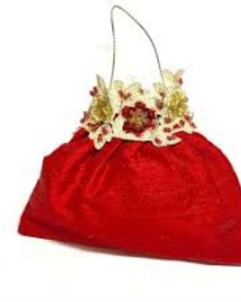 SILVER GOLD PINK RED BAG
