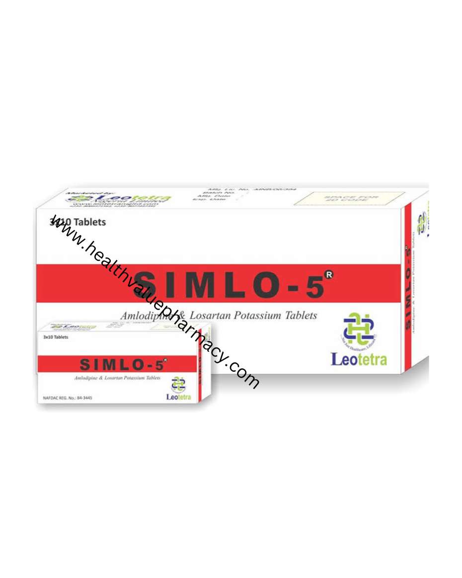 SIMLO-5 AMLODIPINE / LOSARTAN