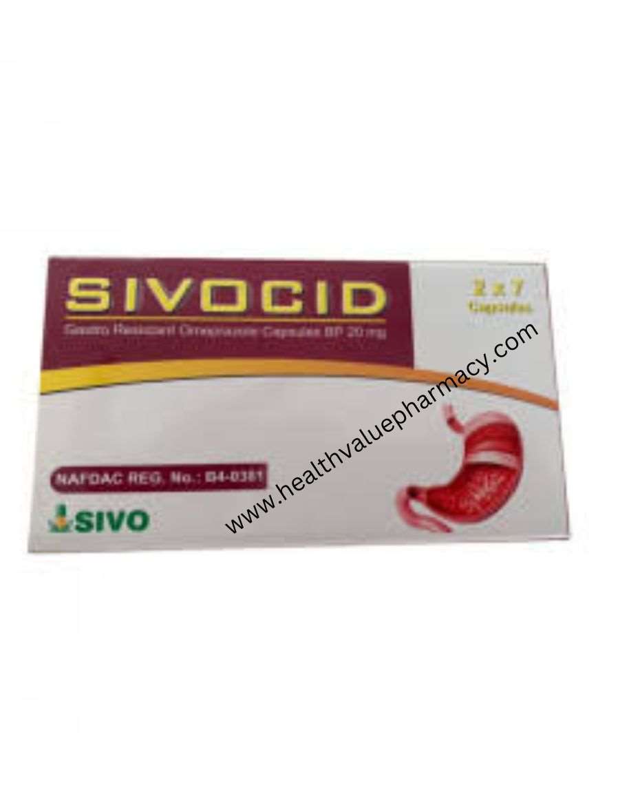 SIVOCID OMEPRAZOLE CAP 20MG