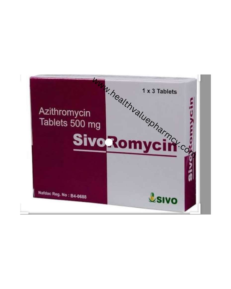 SIVOROMYCIN AZITHROMYCIN X10 TAB 500MG